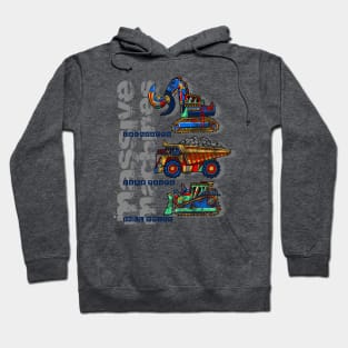 Massive Machines Construction Trucks Hoodie